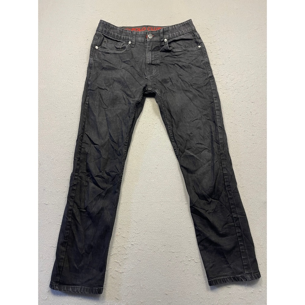 Beverly Hills Polo Club Jeans Denim Faded Black 30W 30L Mens
